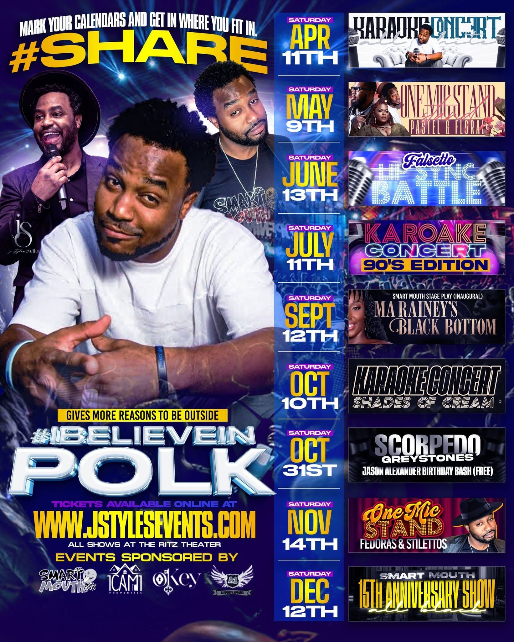 Smart Mouth Saturdays Events